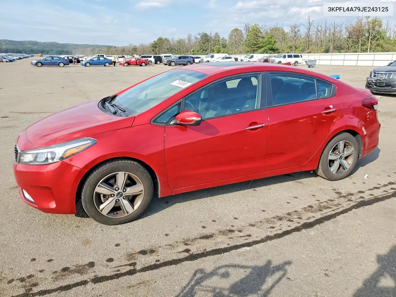 KIA FORTE 2018, VIN 3KPFL4A79JE243125