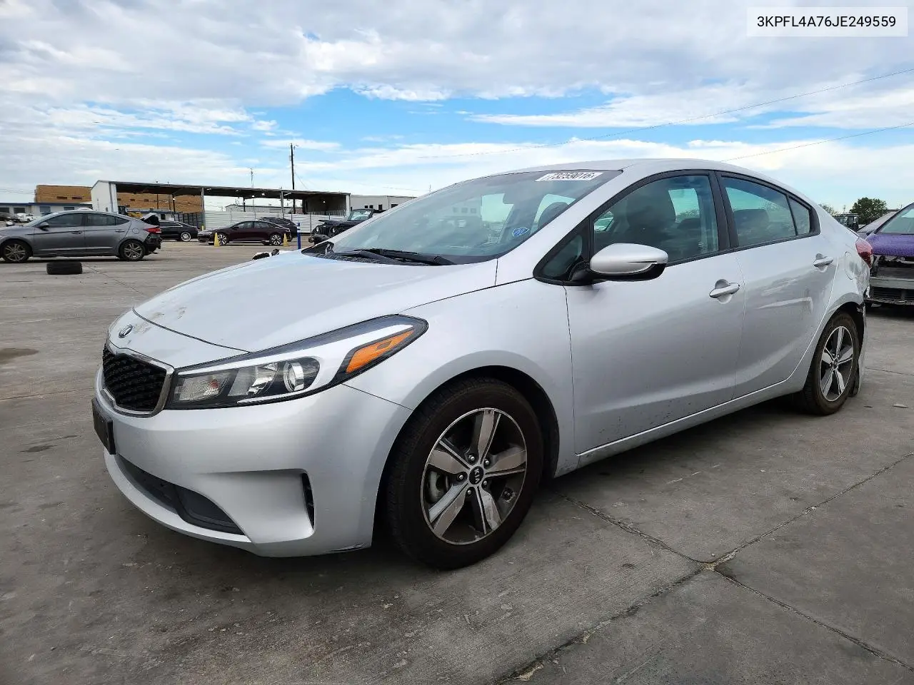 KIA FORTE 2018, VIN 3KPFL4A76JE249559
