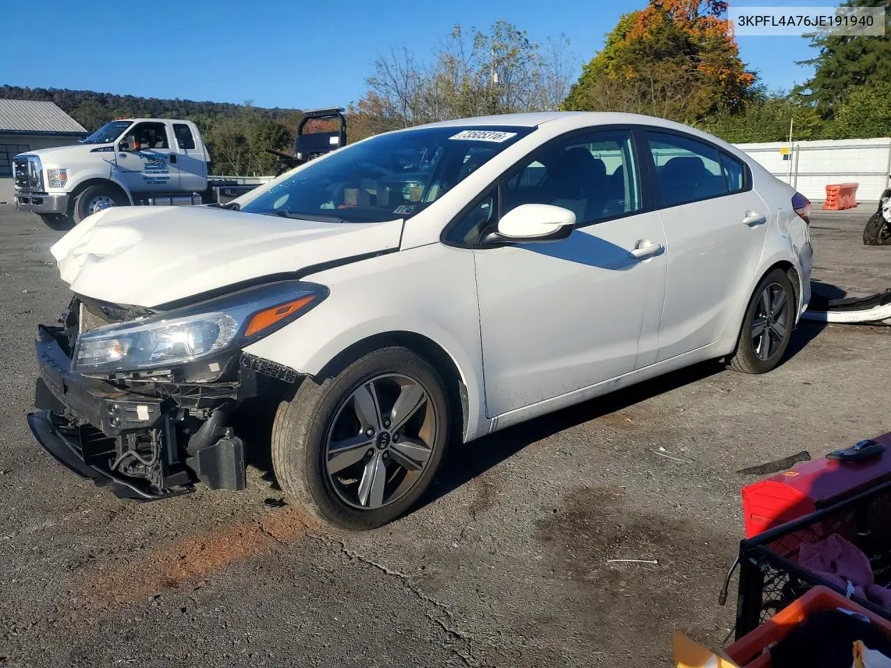 KIA FORTE 2018, VIN 3KPFL4A76JE191940
