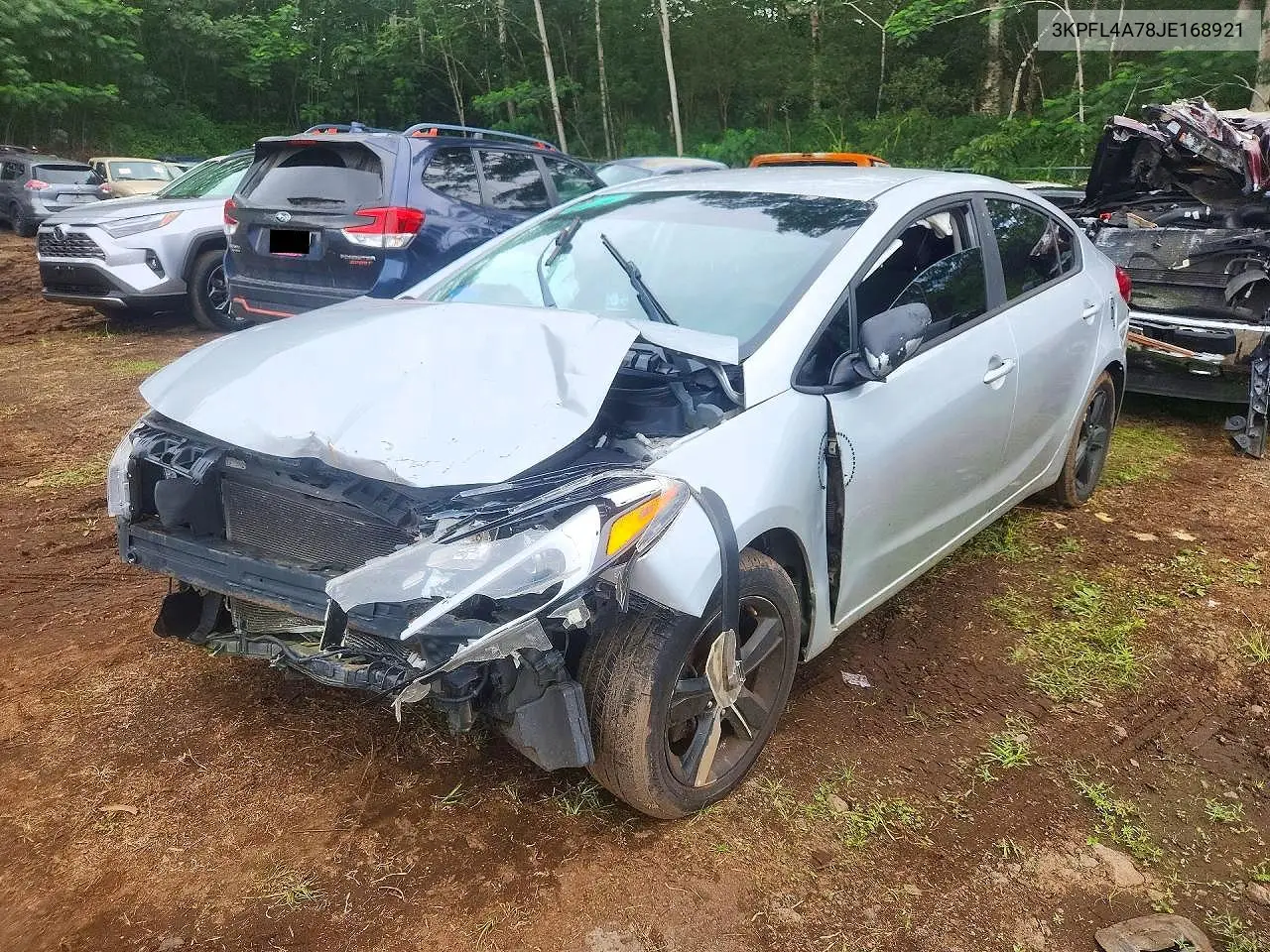 KIA FORTE 2018, VIN 3KPFL4A78JE168921