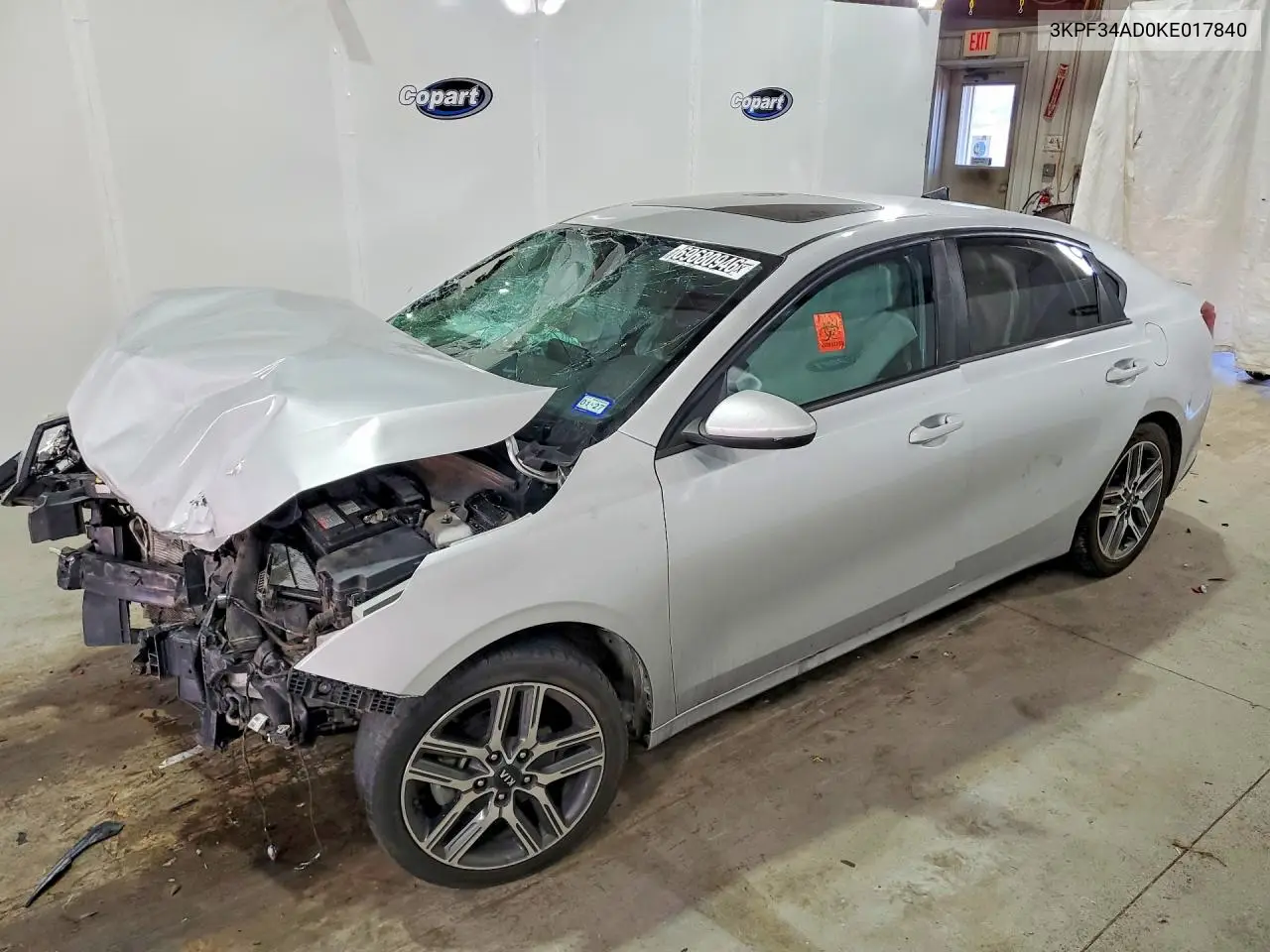 KIA FORTE 2019, VIN 3KPF34AD0KE017840