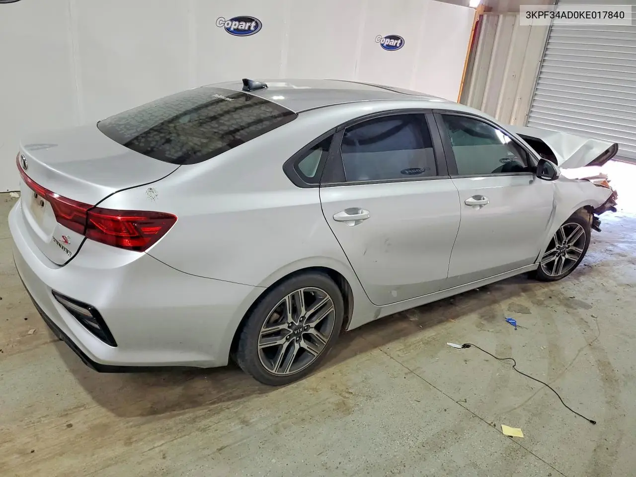 2019 KIA FORTE VIN 3KPF34AD0KE017840 — фото 3
