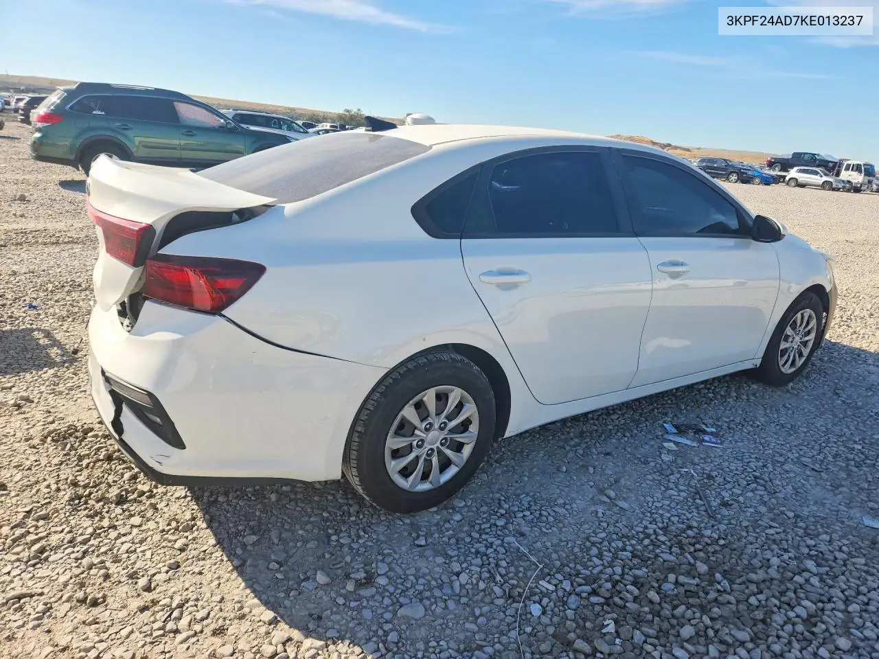 2019 KIA FORTE VIN 3KPF24AD7KE013237 — фото 3