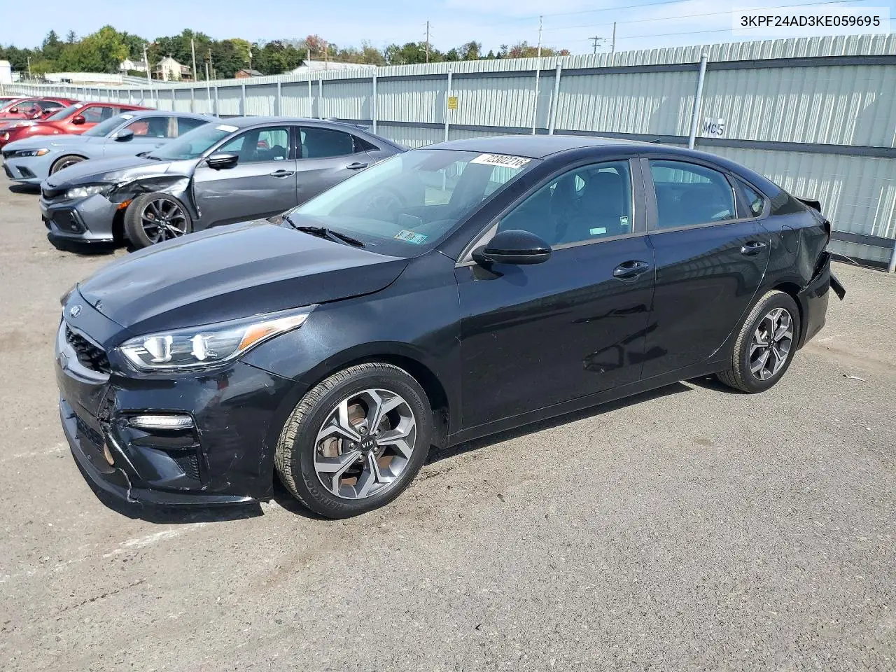 KIA FORTE 2019, VIN 3KPF24AD3KE059695