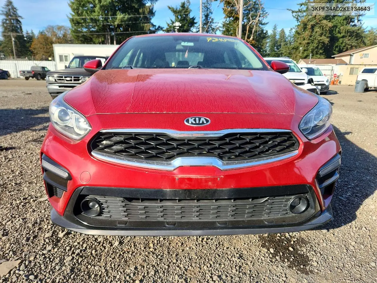 2019 KIA FORTE VIN 3KPF34AD2KE134643 — фото 5