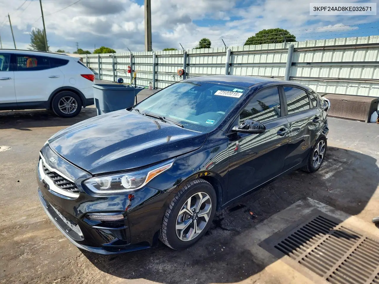 KIA FORTE 2019, VIN 3KPF24AD8KE032671