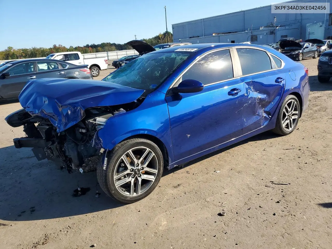 KIA FORTE 2019, VIN 3KPF34AD3KE042456