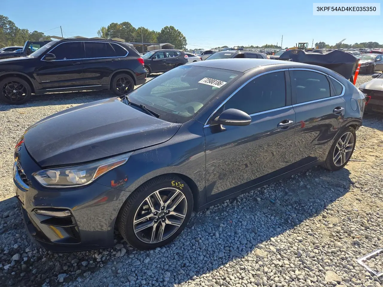 KIA FORTE 2019, VIN 3KPF54AD4KE035350