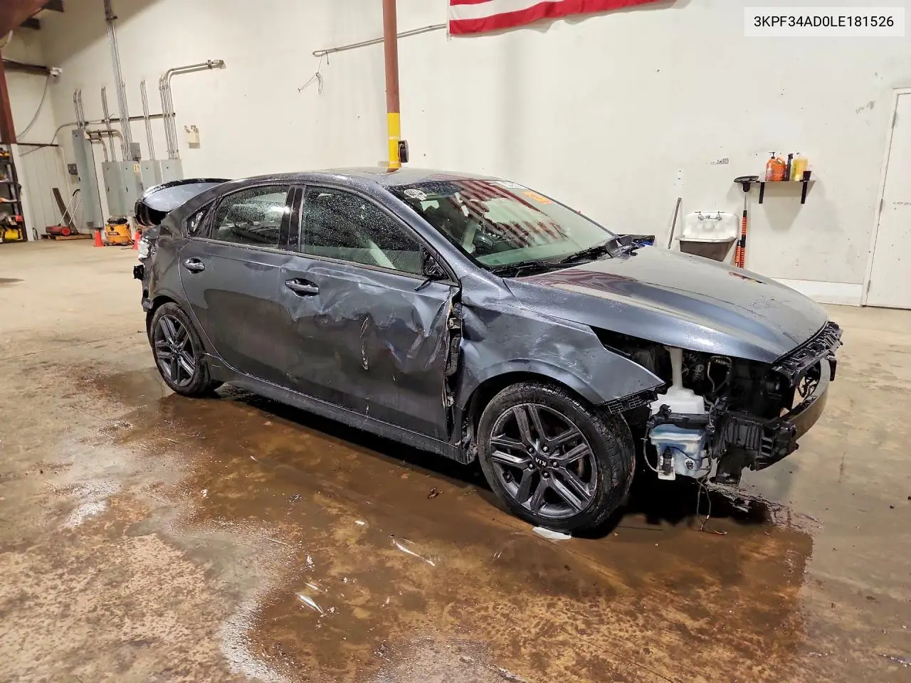 2020 KIA FORTE VIN 3KPF34AD0LE181526 — фото 4