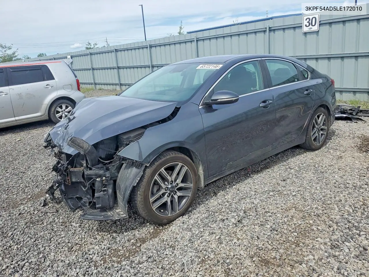 KIA FORTE 2020, VIN 3KPF54AD5LE172010
