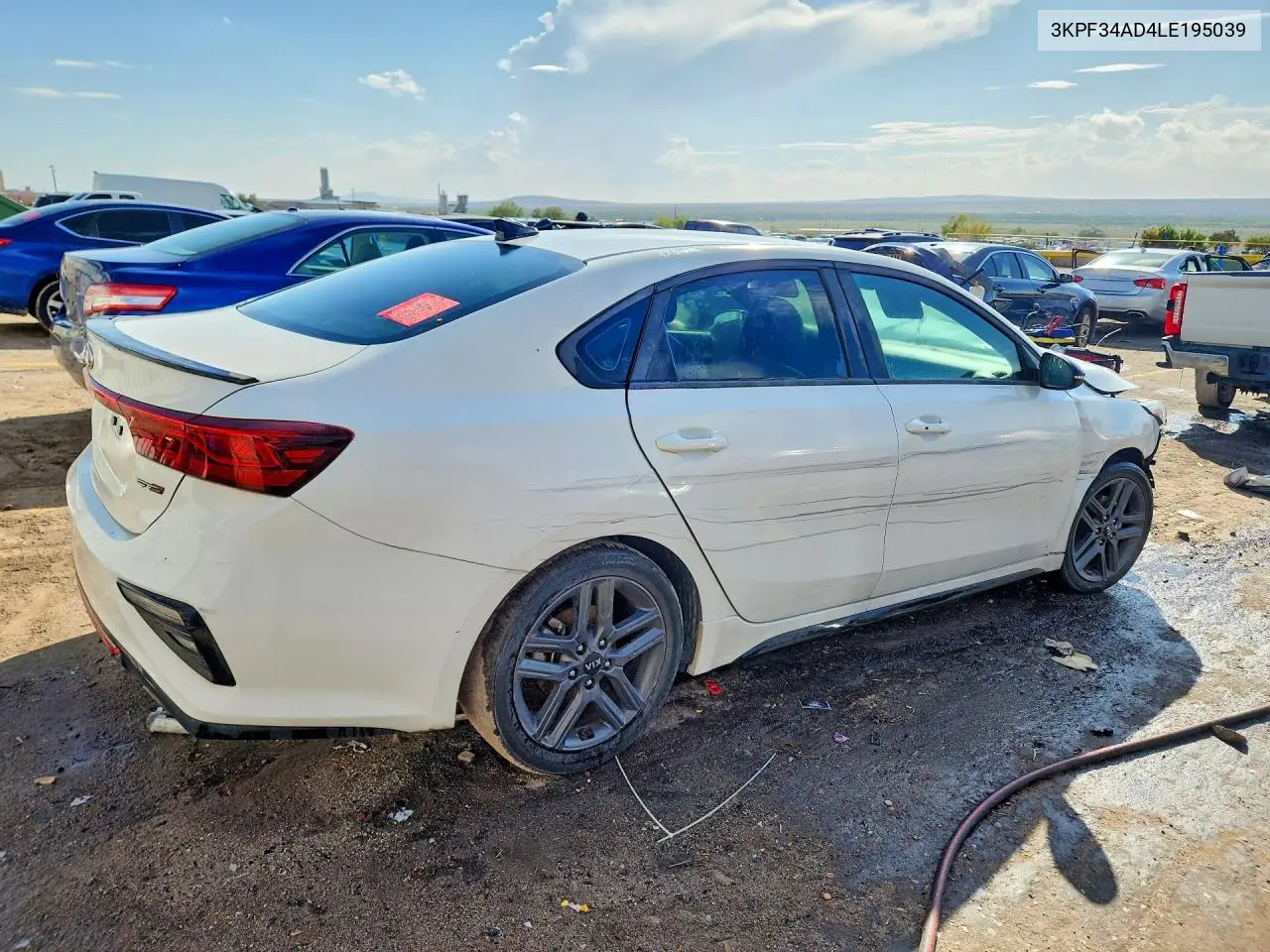2020 KIA FORTE VIN 3KPF34AD4LE195039 — фото 3