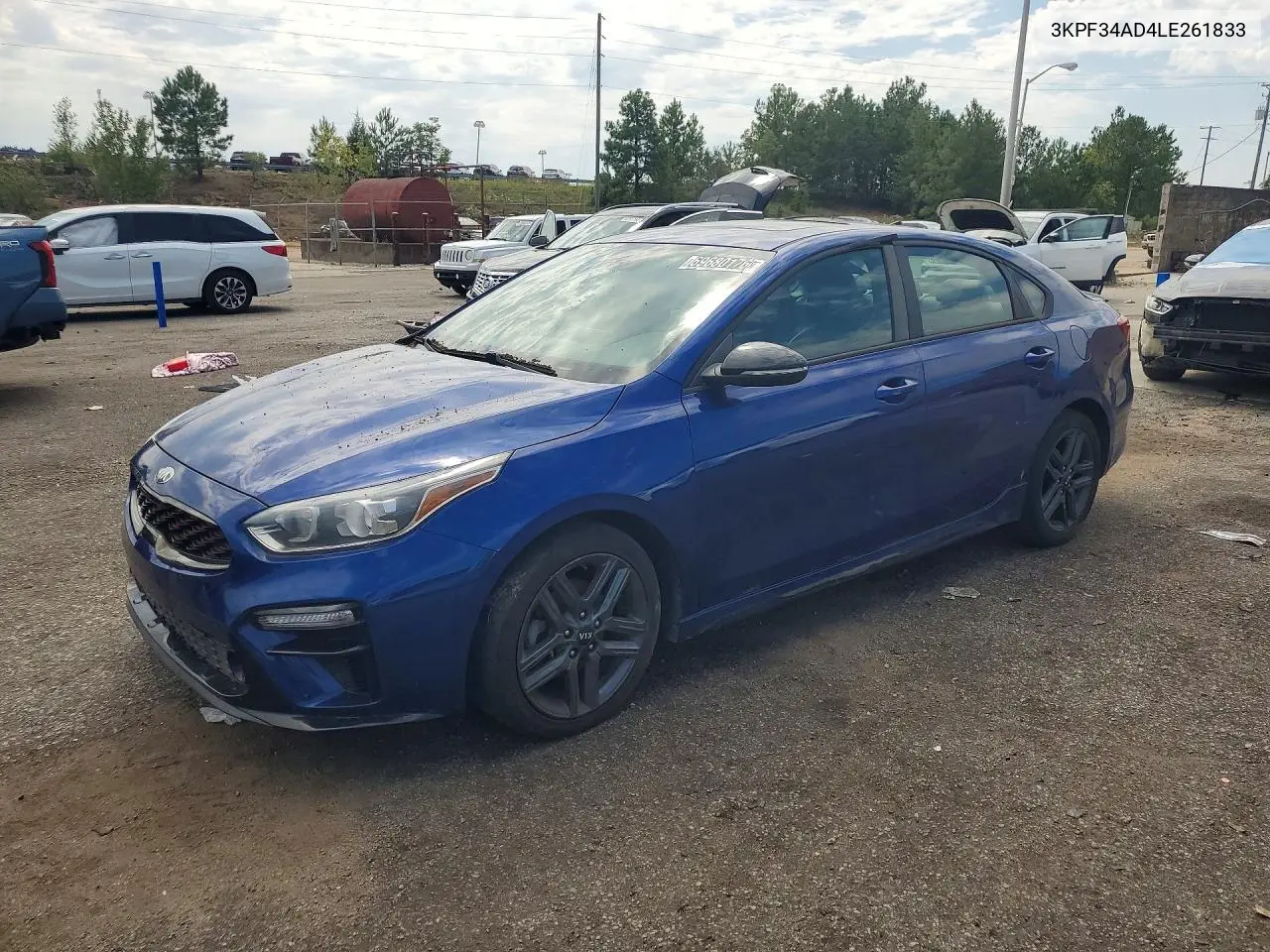 KIA FORTE 2020, VIN 3KPF34AD4LE261833