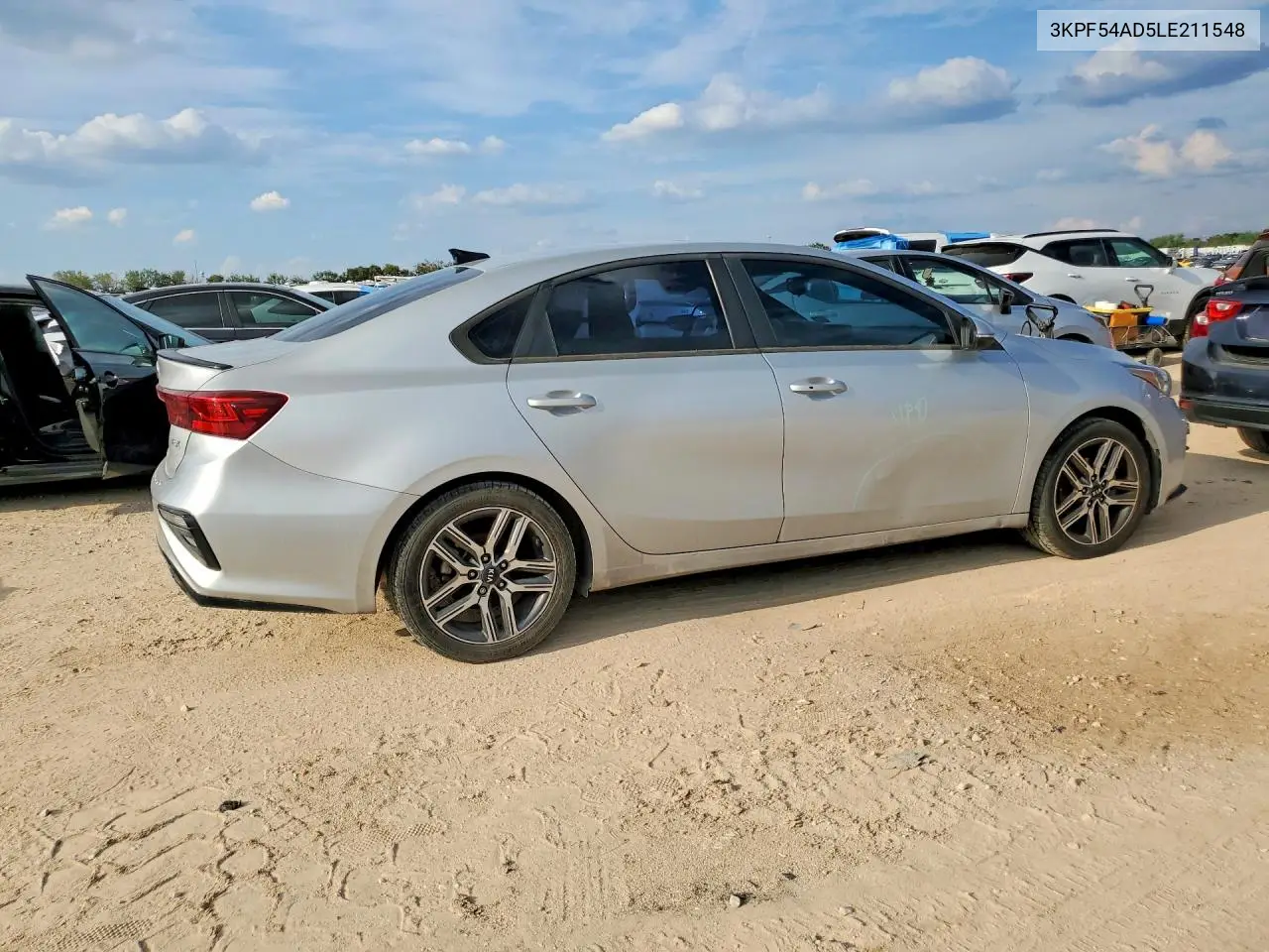 2020 KIA FORTE VIN 3KPF54AD5LE211548 — фото 3