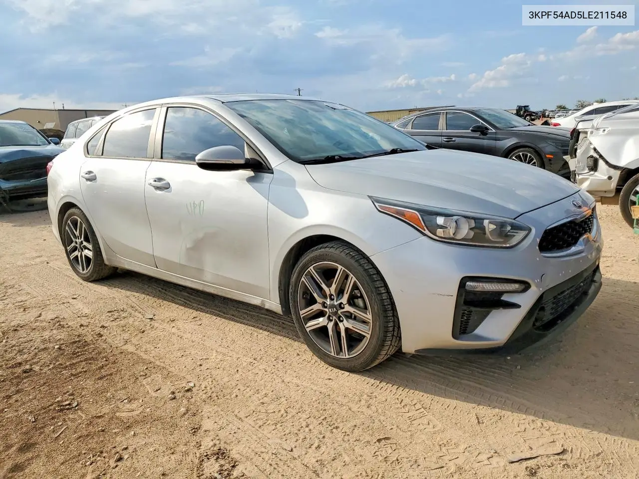2020 KIA FORTE VIN 3KPF54AD5LE211548 — фото 4
