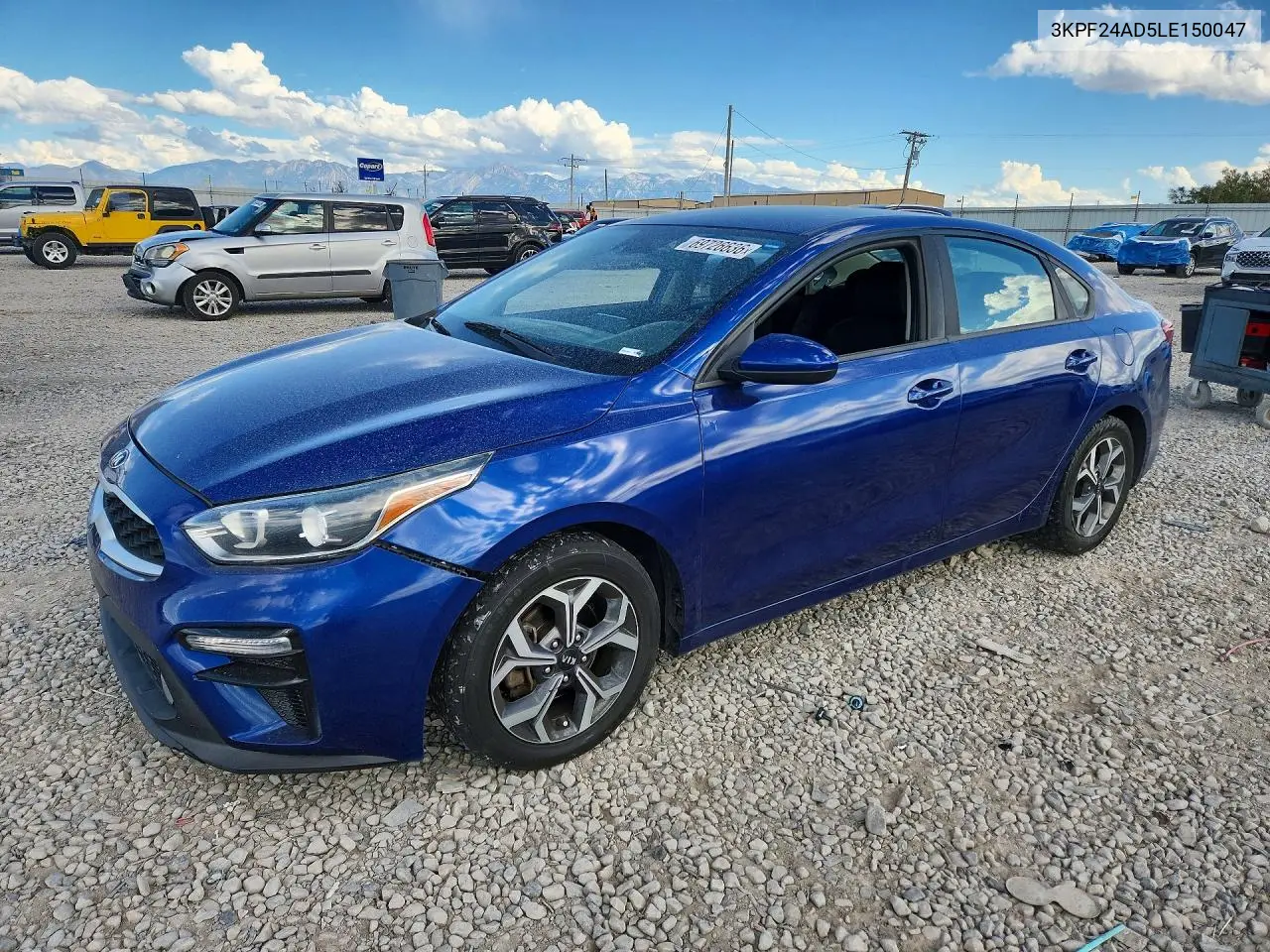 2020 KIA FORTE VIN 3KPF24AD5LE150047 — фото 3