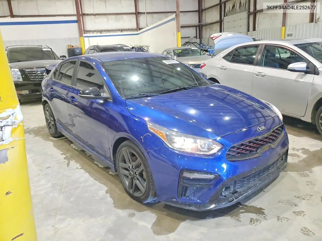 2020 KIA FORTE VIN 3KPF34AD4LE252677 — фото 4