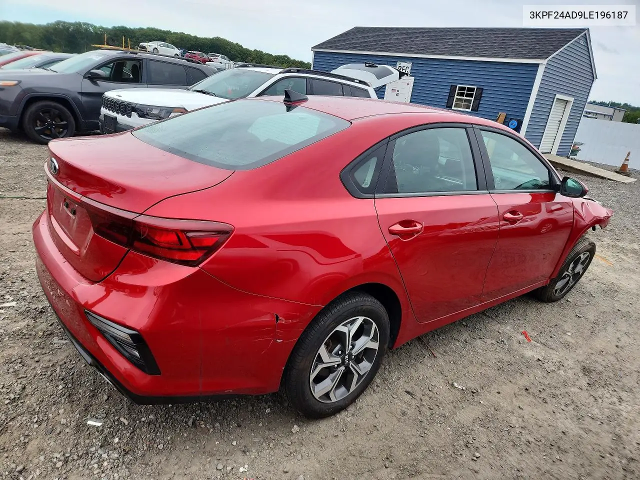 2020 KIA FORTE VIN 3KPF24AD9LE196187 — фото 3