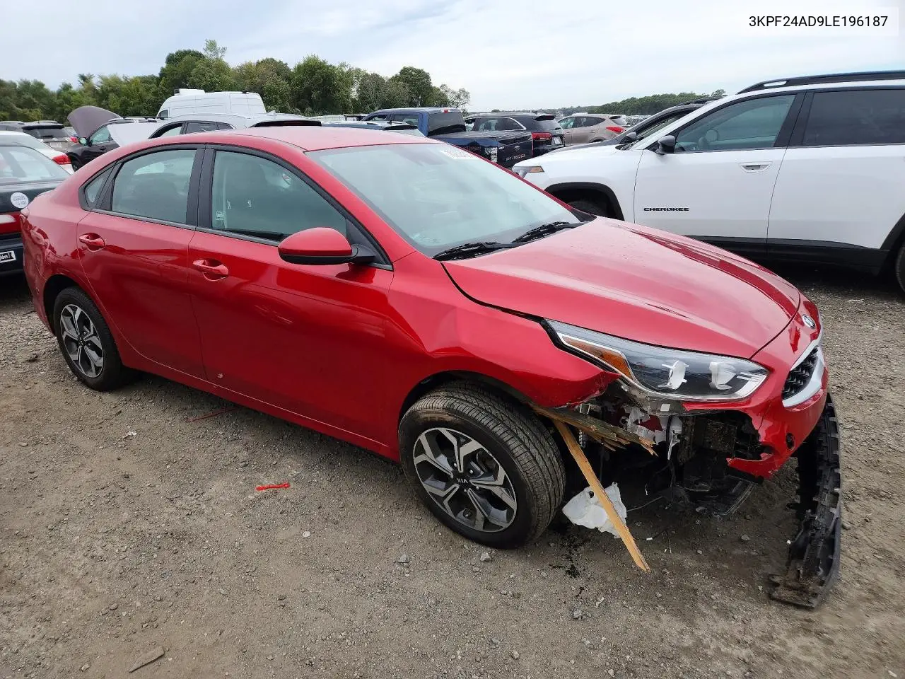 2020 KIA FORTE VIN 3KPF24AD9LE196187 — фото 4