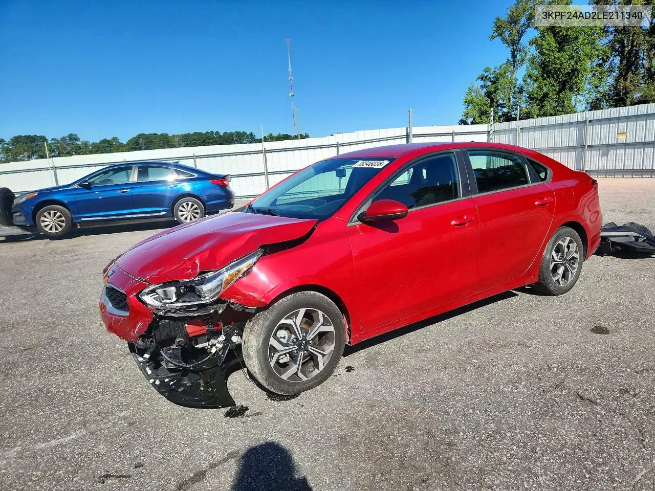 KIA FORTE 2020, VIN 3KPF24AD2LE211340