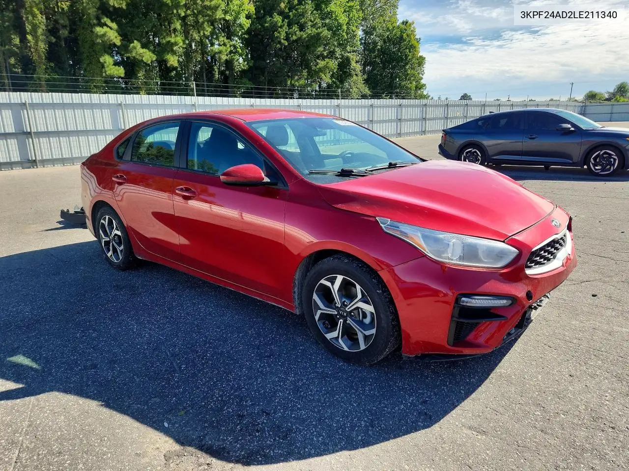 2020 KIA FORTE VIN 3KPF24AD2LE211340 — фото 4