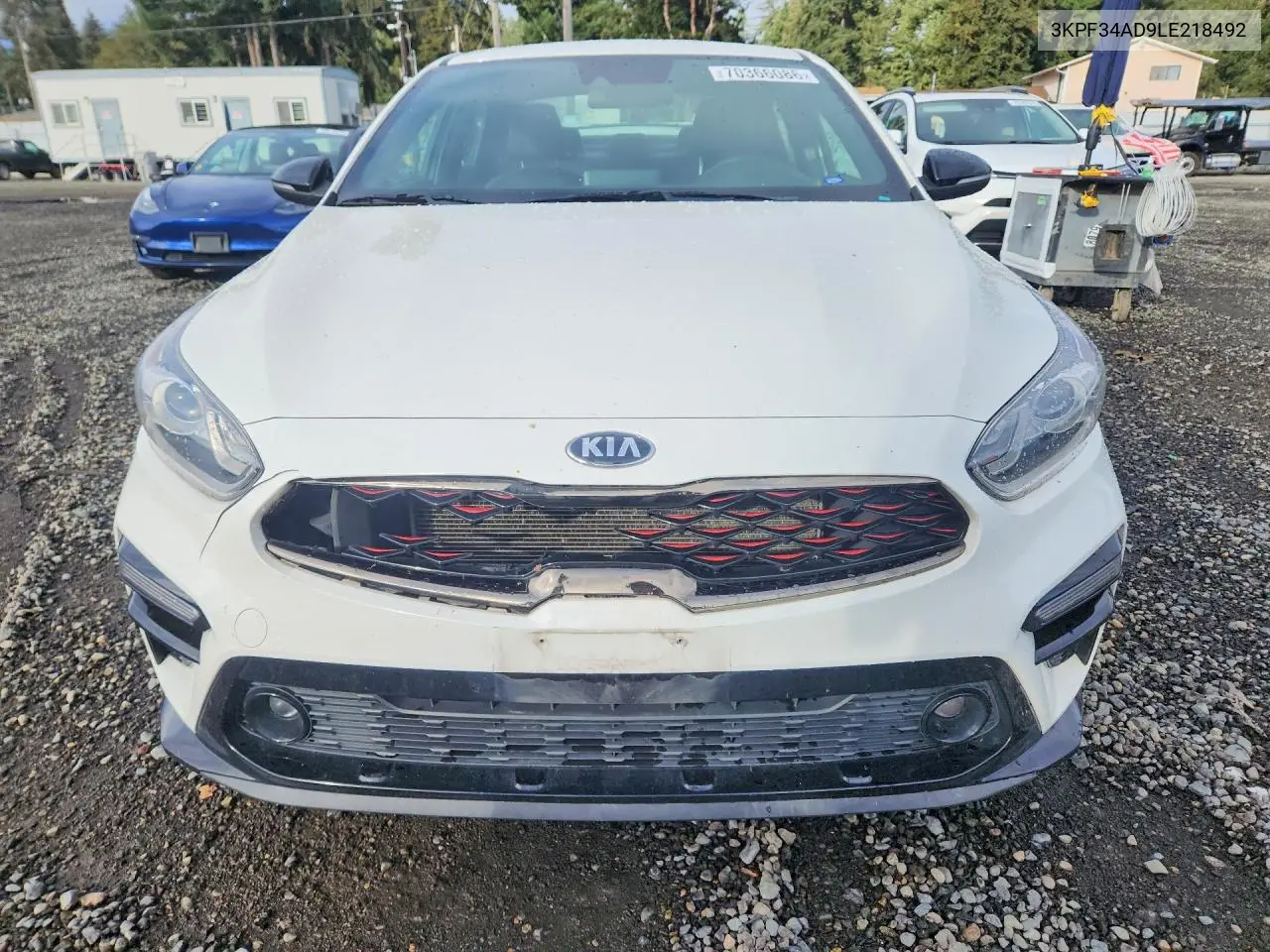 2020 KIA FORTE VIN 3KPF34AD9LE218492 — фото 5