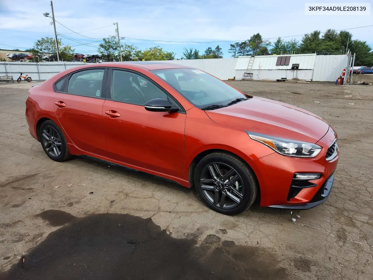2020 KIA FORTE VIN 3KPF34AD9LE208139 — фото 4
