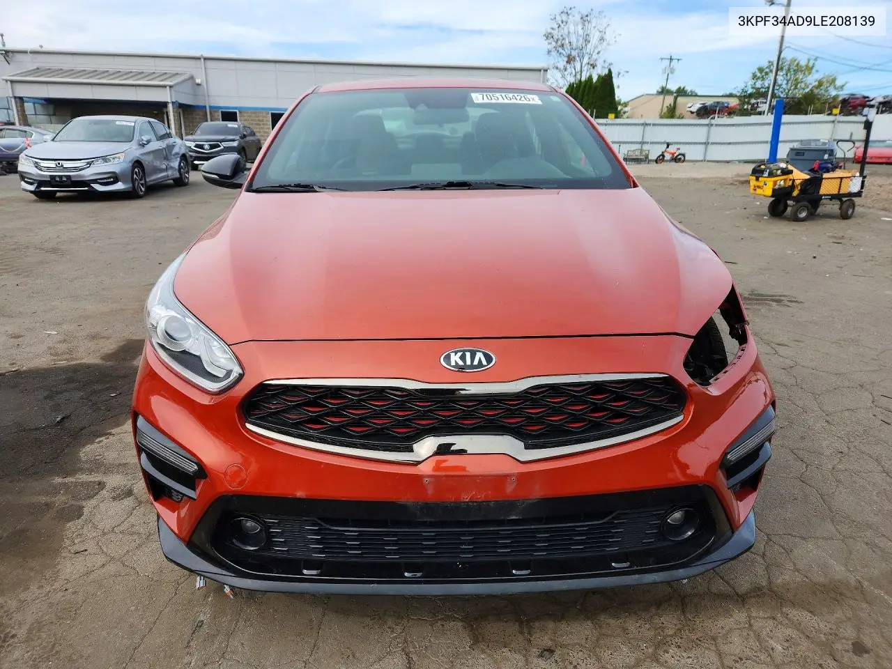 2020 KIA FORTE VIN 3KPF34AD9LE208139 — фото 5