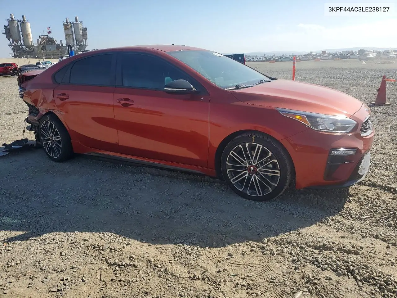 2020 KIA FORTE VIN 3KPF44AC3LE238127 — фото 4