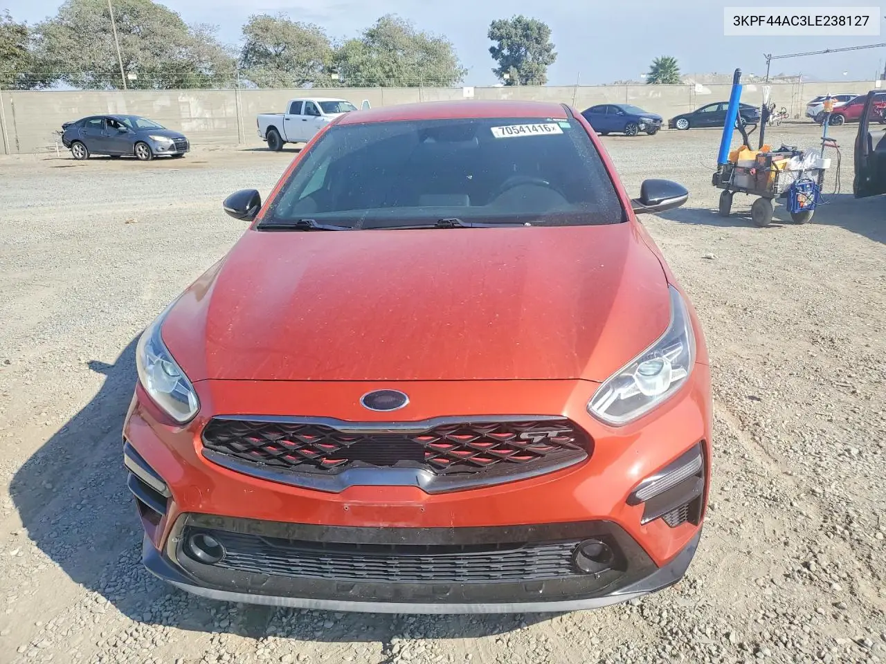 2020 KIA FORTE VIN 3KPF44AC3LE238127 — фото 5