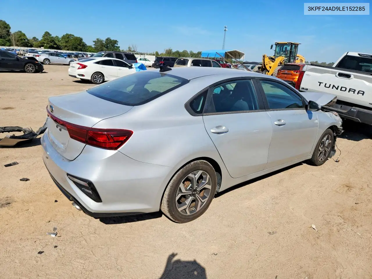 2020 KIA FORTE VIN 3KPF24AD9LE152285 — фото 2