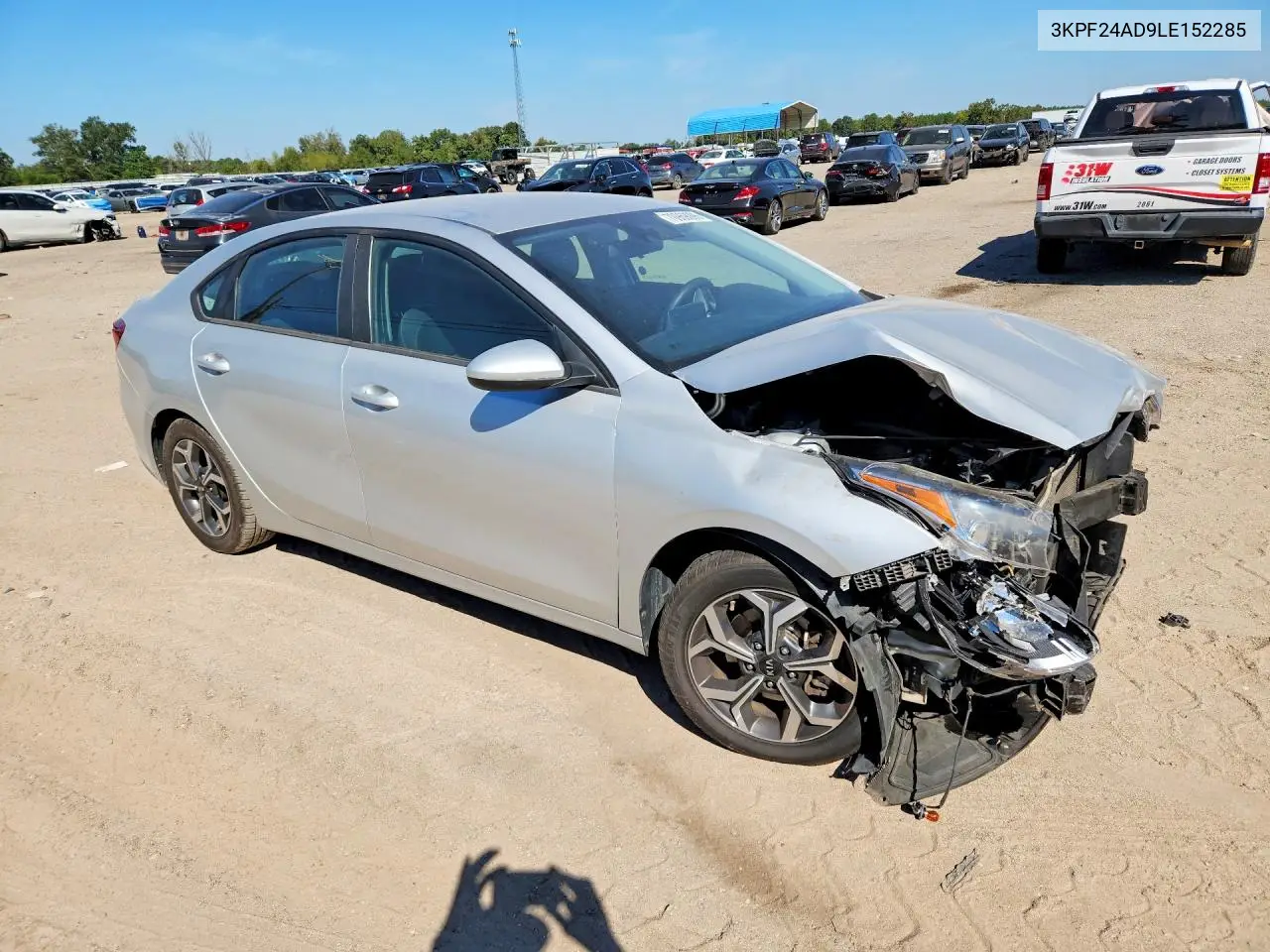 2020 KIA FORTE VIN 3KPF24AD9LE152285 — фото 3