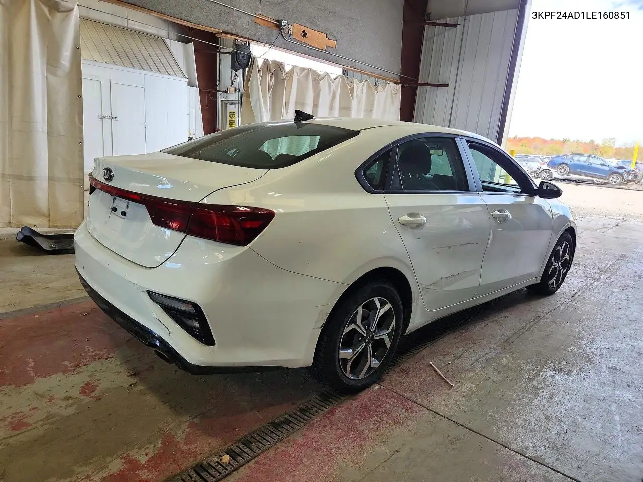 2020 KIA FORTE VIN 3KPF24AD1LE160851 — фото 3