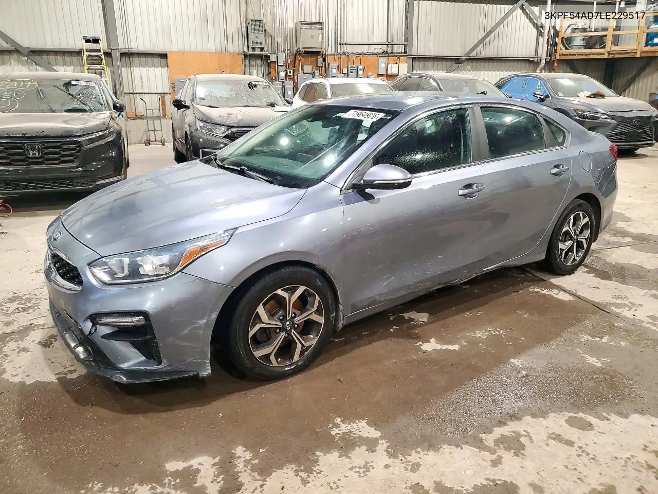 KIA FORTE 2020, VIN 3KPF54AD7LE229517