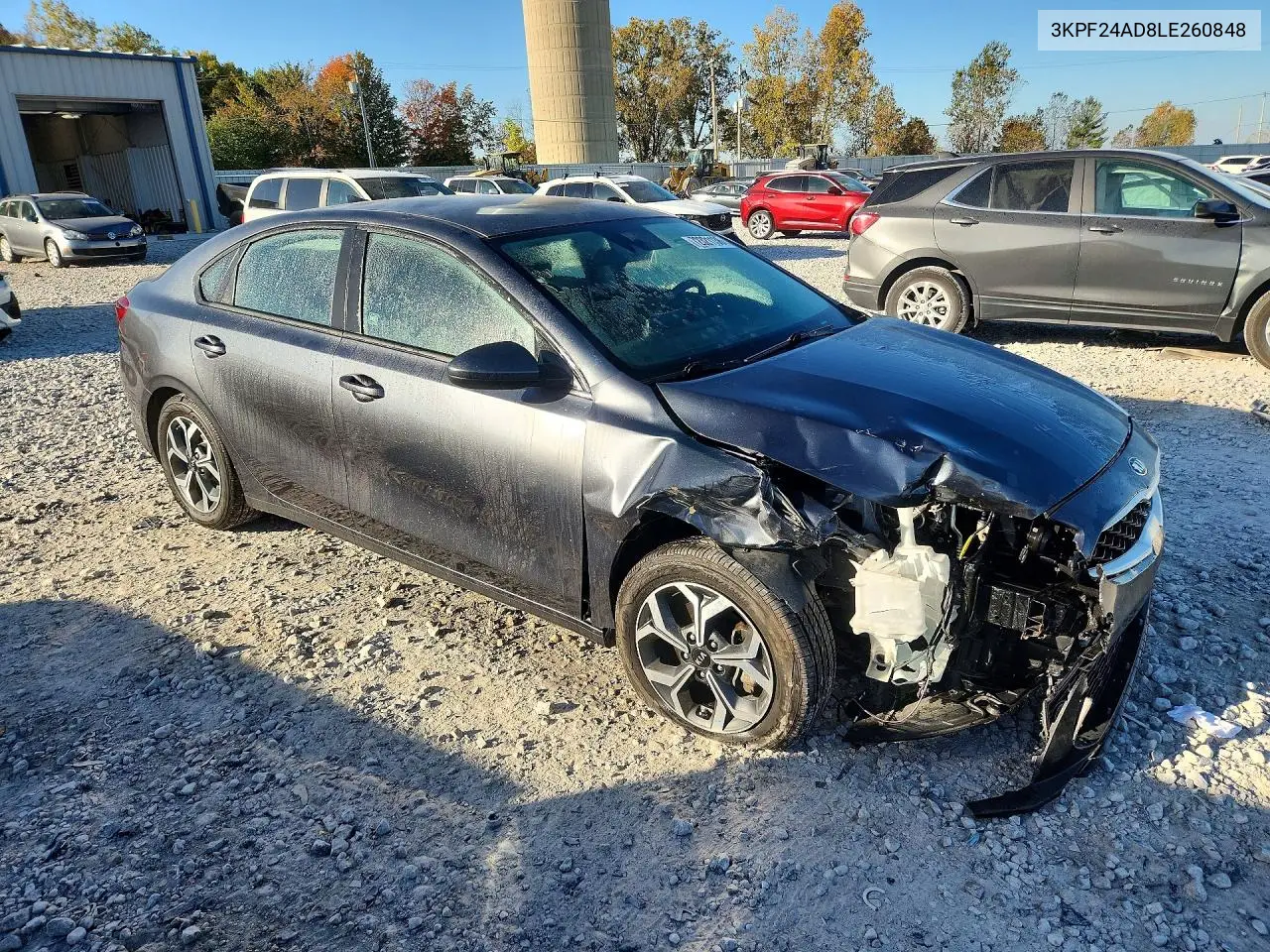 2020 KIA FORTE VIN 3KPF24AD8LE260848 — фото 4