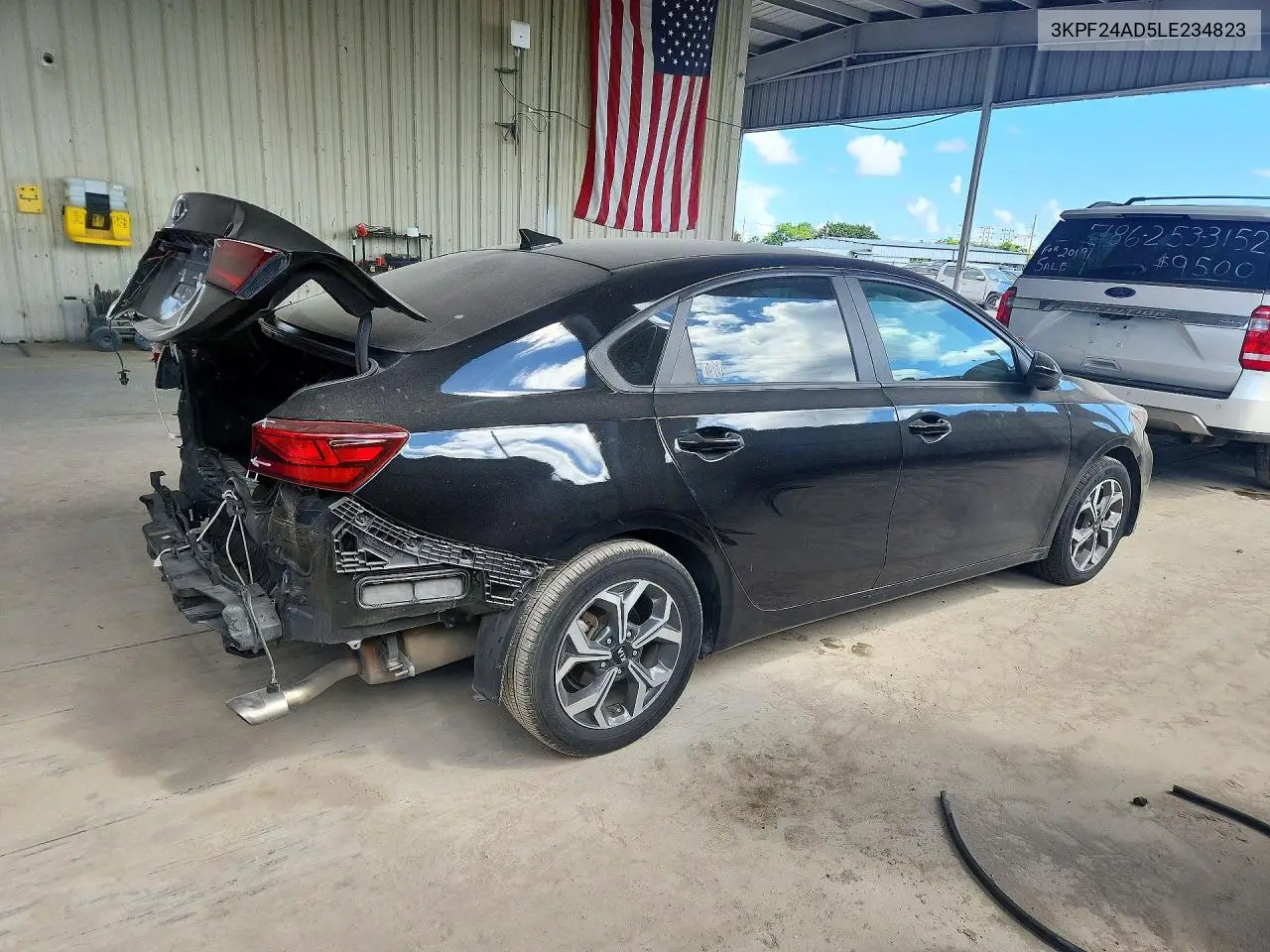 2020 KIA FORTE VIN 3KPF24AD5LE234823 — фото 3