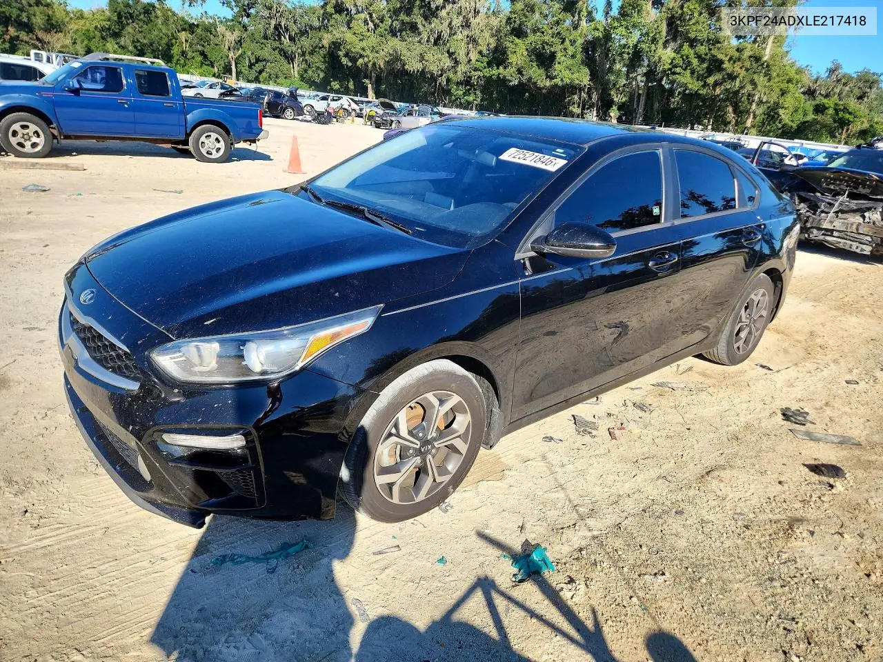 KIA FORTE 2020, VIN 3KPF24ADXLE217418