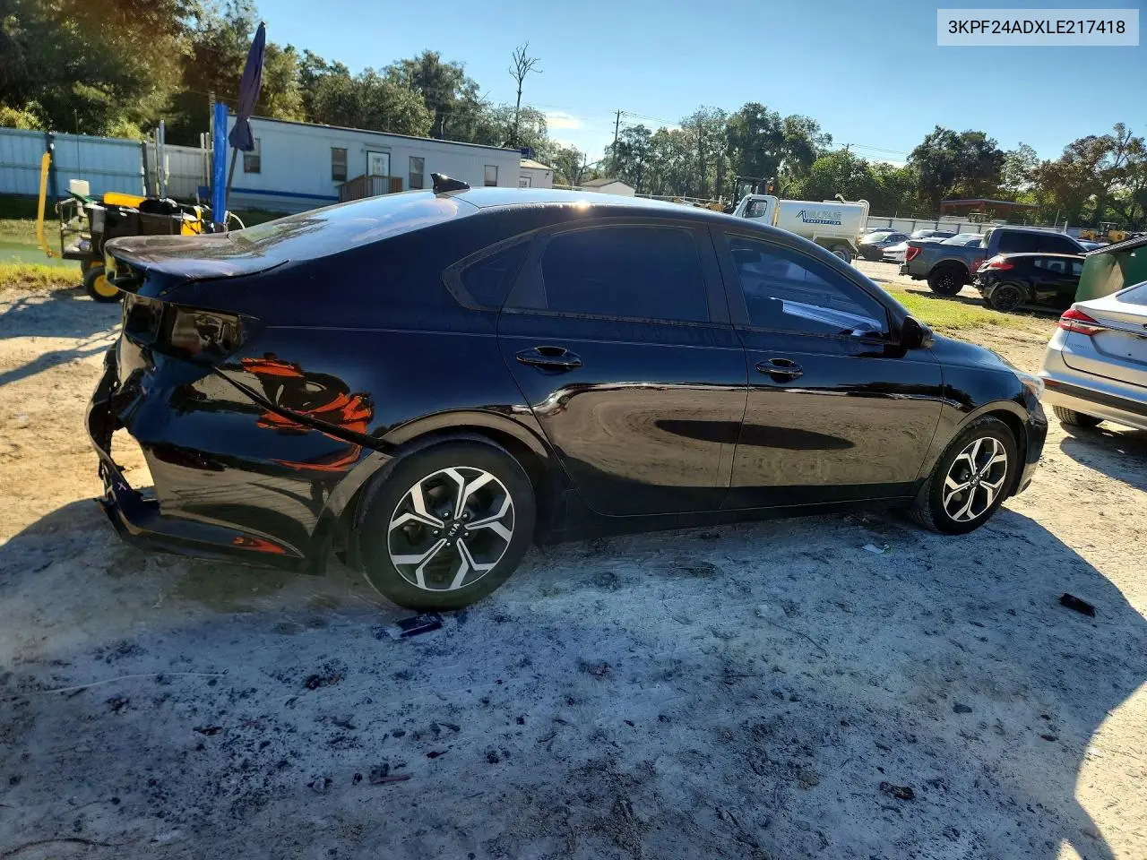 2020 KIA FORTE VIN 3KPF24ADXLE217418 — фото 3