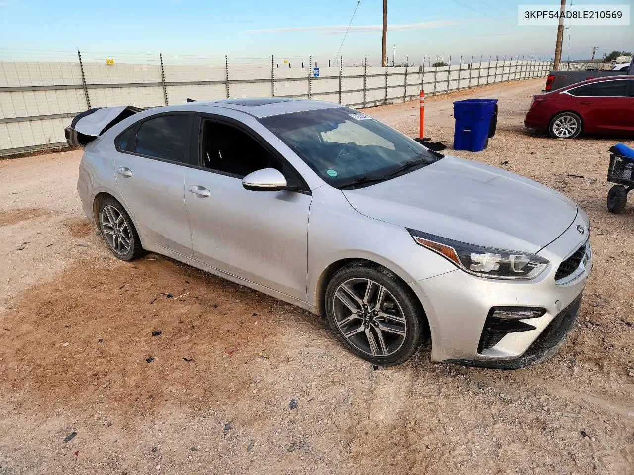 2020 KIA FORTE VIN 3KPF54AD8LE210569 — фото 4