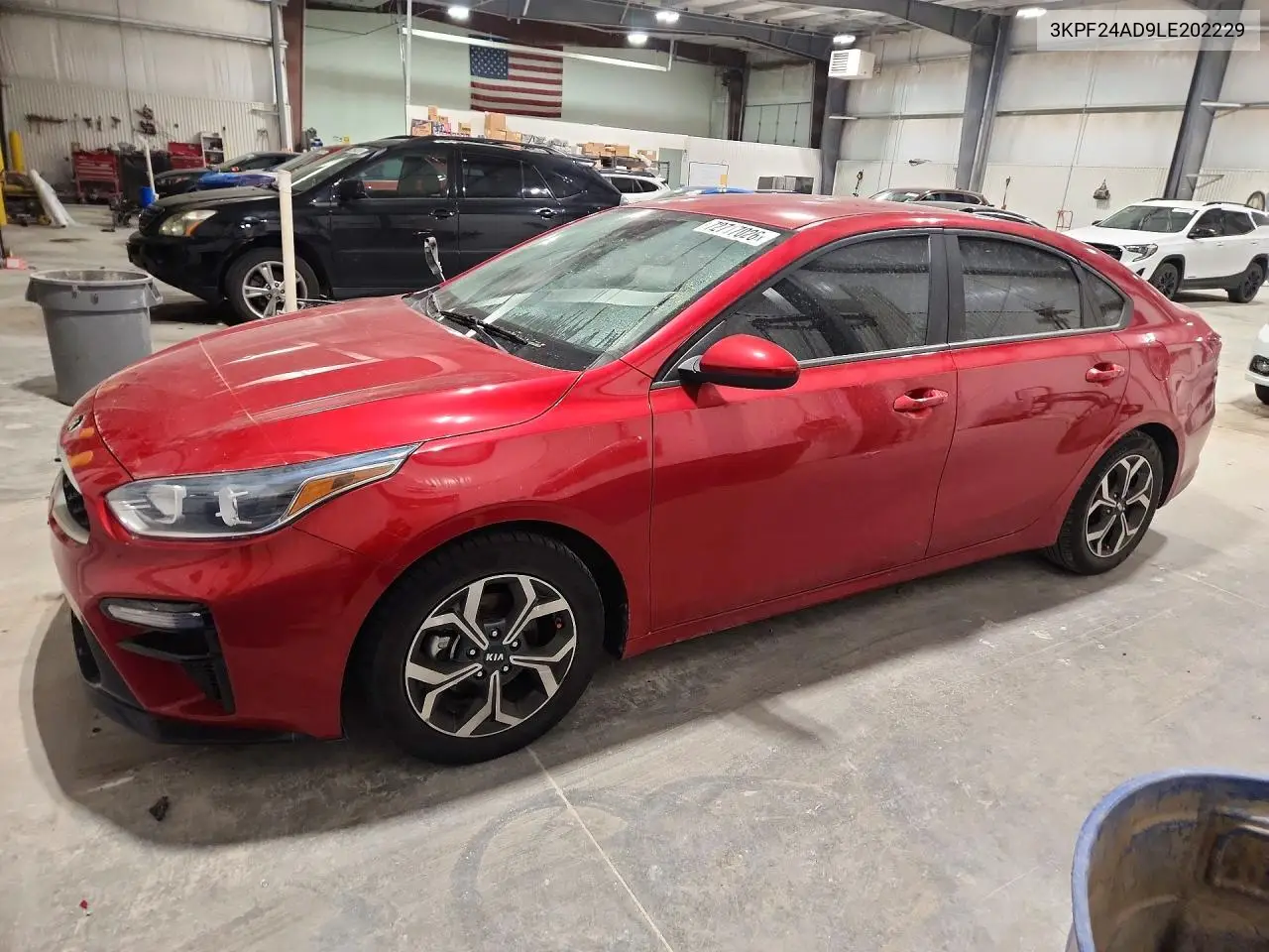 KIA FORTE 2020, VIN 3KPF24AD9LE202229