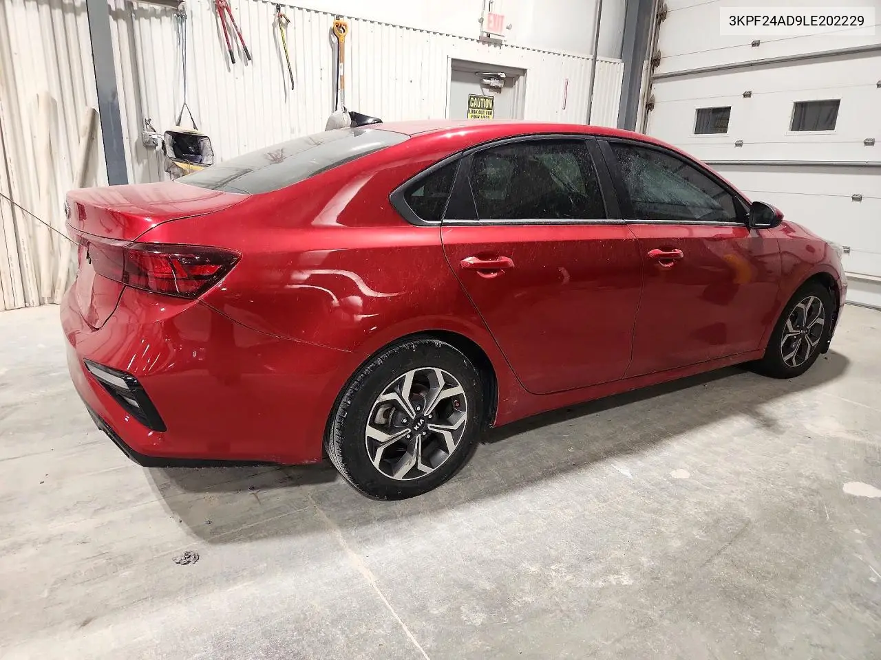 2020 KIA FORTE VIN 3KPF24AD9LE202229 — фото 3