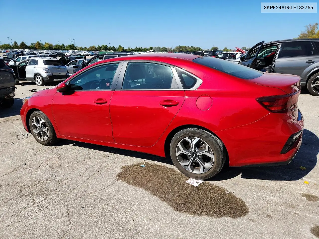 2020 KIA FORTE VIN 3KPF24AD5LE182755 — фото 2