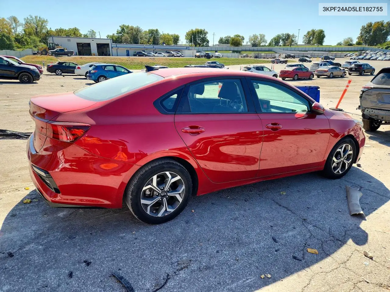 2020 KIA FORTE VIN 3KPF24AD5LE182755 — фото 3