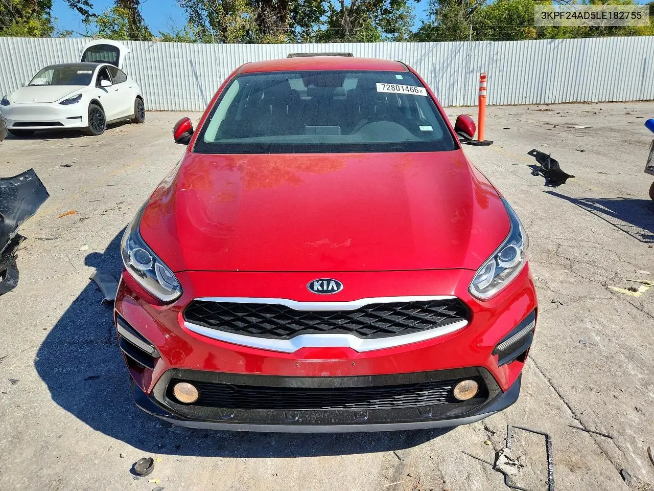 2020 KIA FORTE VIN 3KPF24AD5LE182755 — фото 5