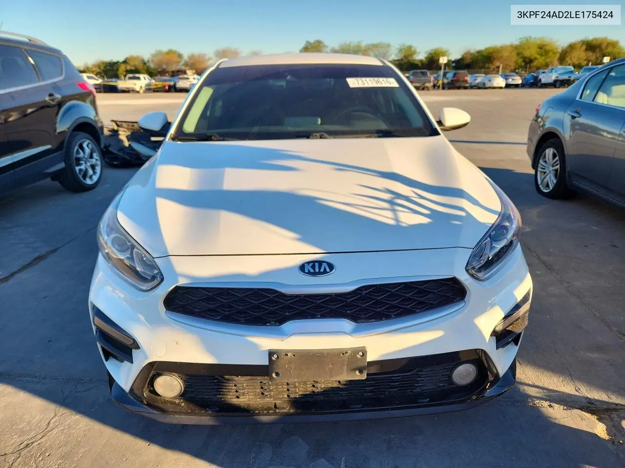 2020 KIA FORTE VIN 3KPF24AD2LE175424 — фото 5