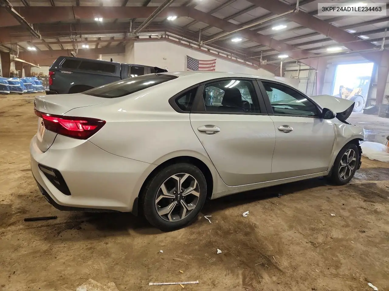 2020 KIA FORTE VIN 3KPF24AD1LE234463 — фото 3