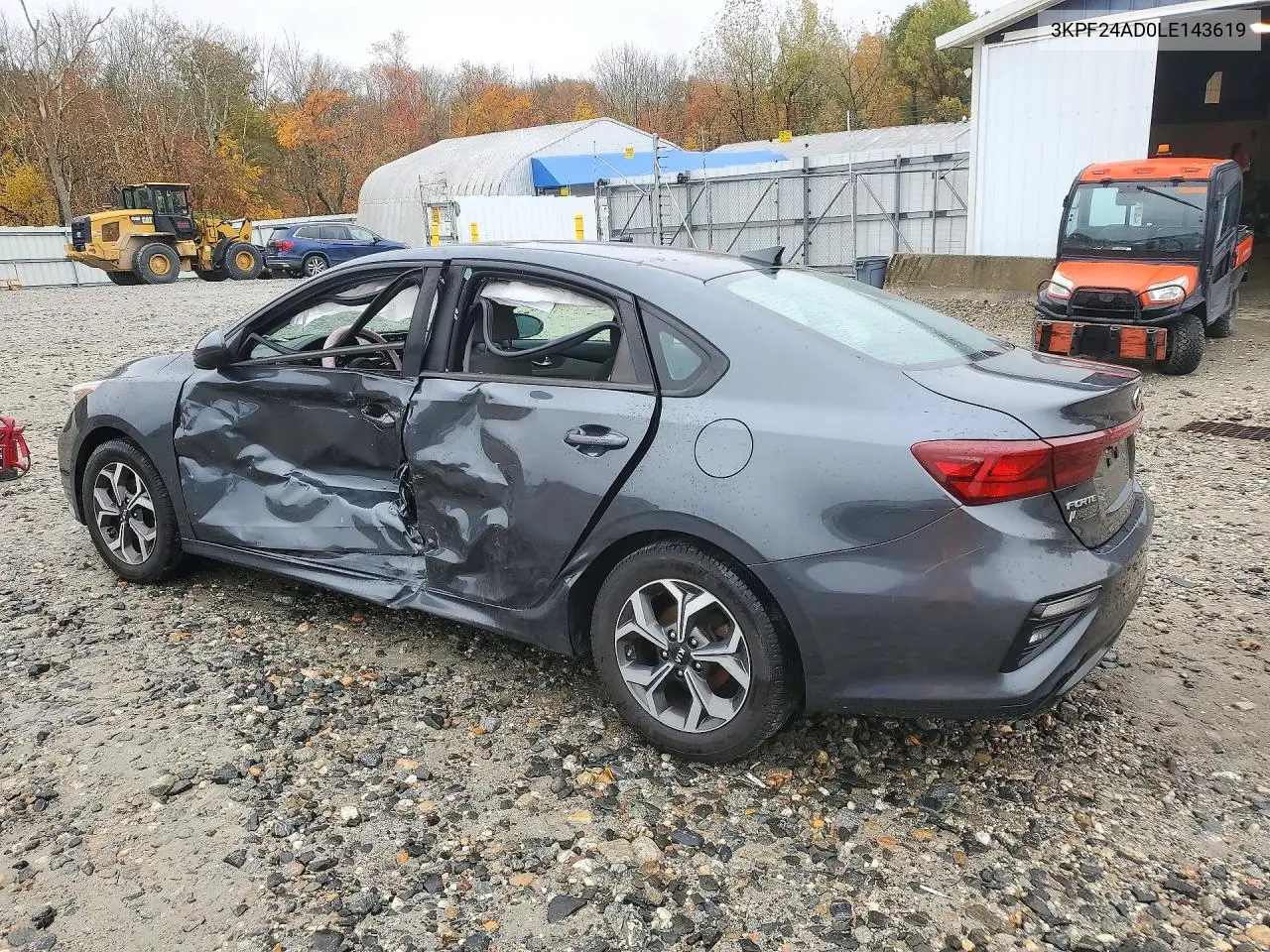 2020 KIA FORTE VIN 3KPF24AD0LE143619 — фото 2