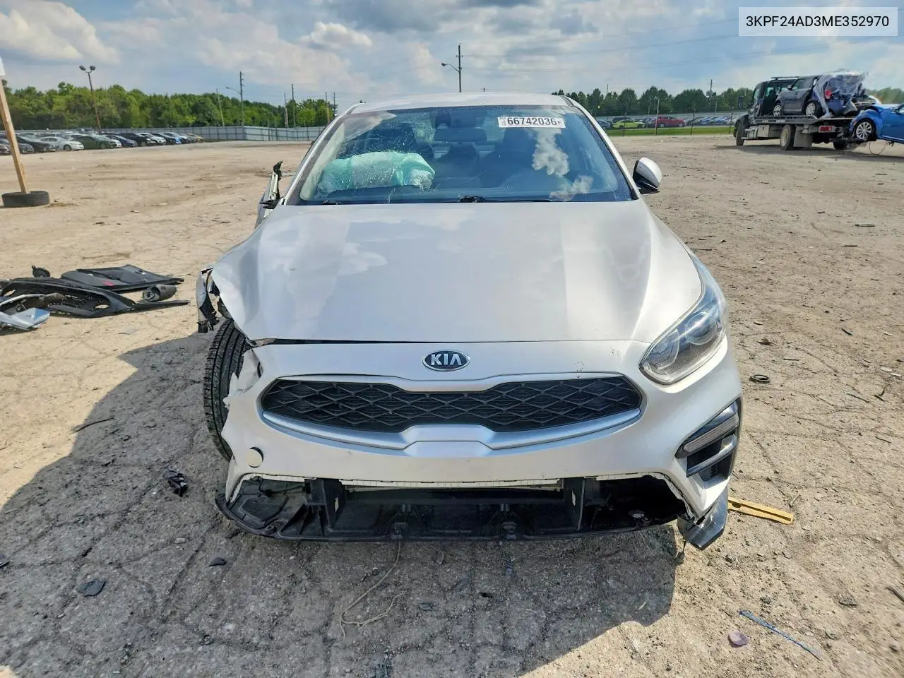 2021 KIA FORTE VIN 3KPF24AD3ME352970 — фото 5
