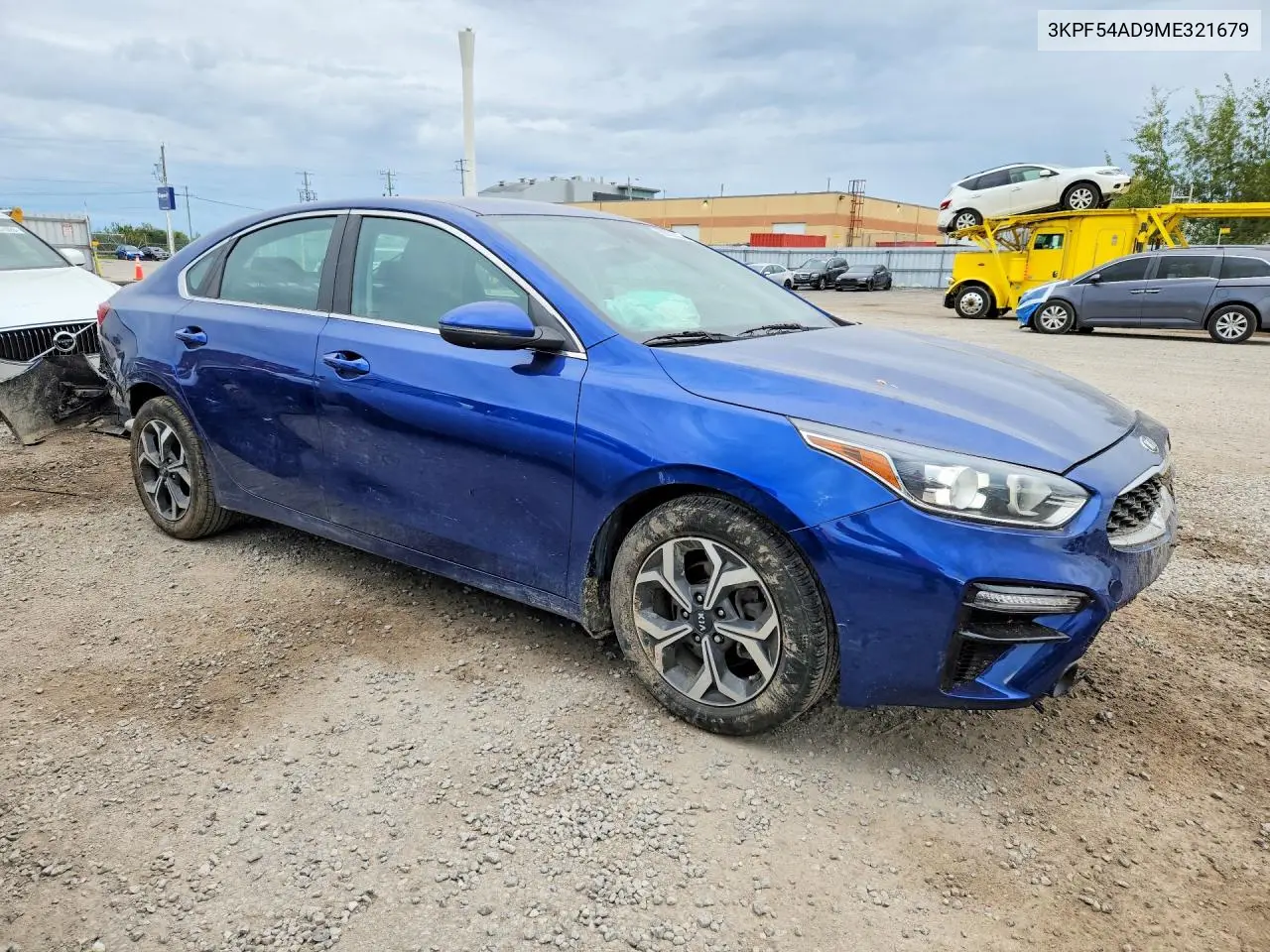 2021 KIA FORTE VIN 3KPF54AD9ME321679 — фото 4