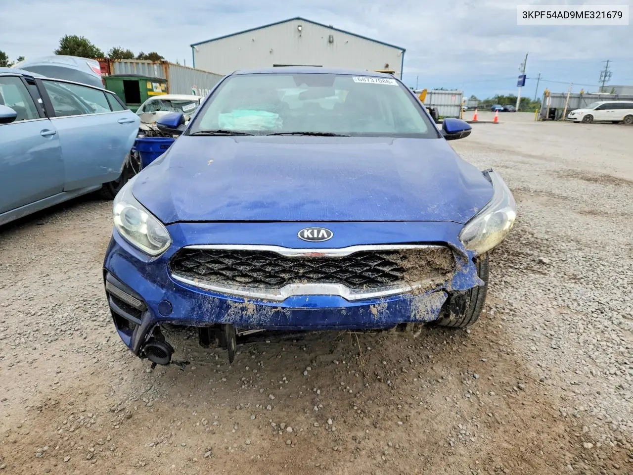 2021 KIA FORTE VIN 3KPF54AD9ME321679 — фото 5