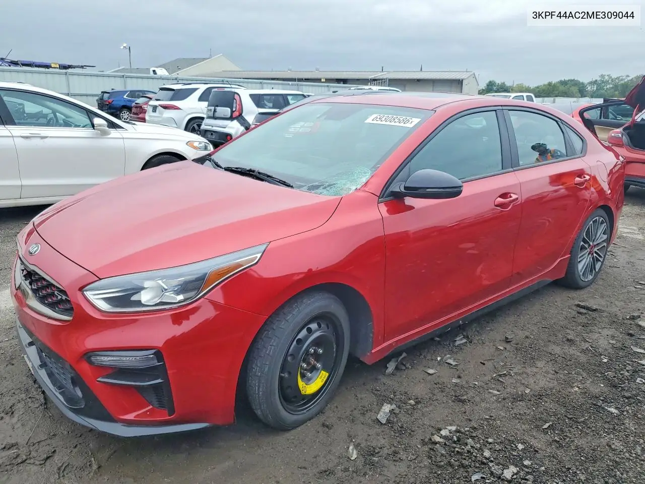 KIA FORTE 2021, VIN 3KPF44AC2ME309044